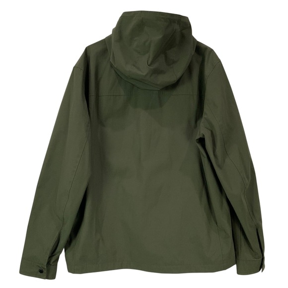 Levi's Mens Olive Green Hooded Full Zip Long Sleeve Jacket Size XL Zip Pockets - Picture 2 of 6